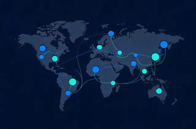 Abstract energy network map