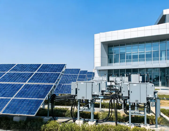 Commercial solar energy project